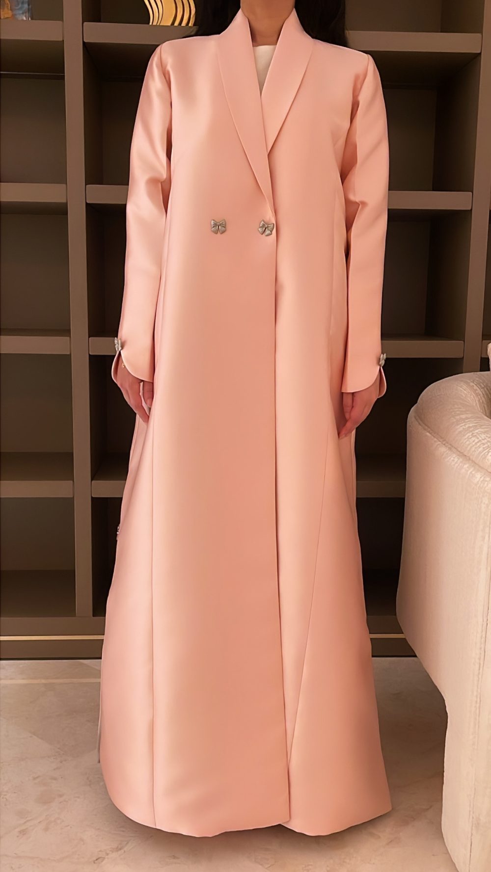 Bow Elegant Classic Abaya - Image 4